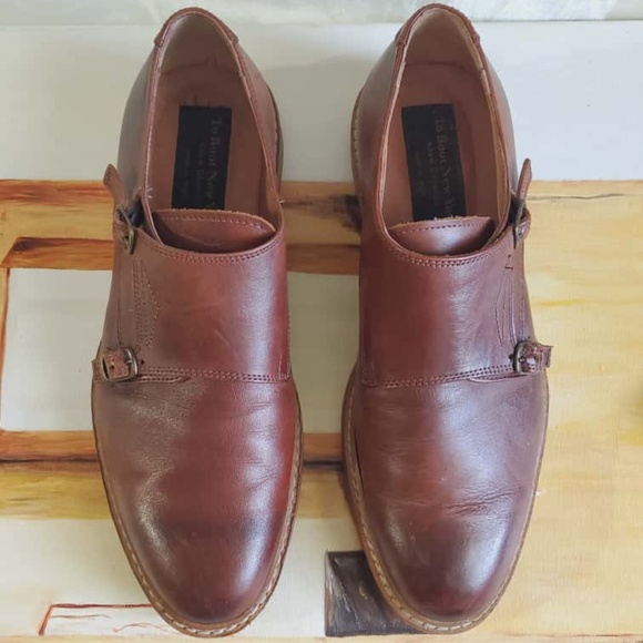 To Boot New York Monk Strap Brown Leather Oxford Men Shoes Size 10 main image 8